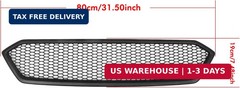 Car Front Bumper Upper Grille For Subaru Impreza WRX STI 2018-2021 Matte Black G