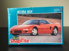 RARE RARE 🌟Revell SnapTite Acura NSX 1:24 6268 NEW Sealed Plastic Model
