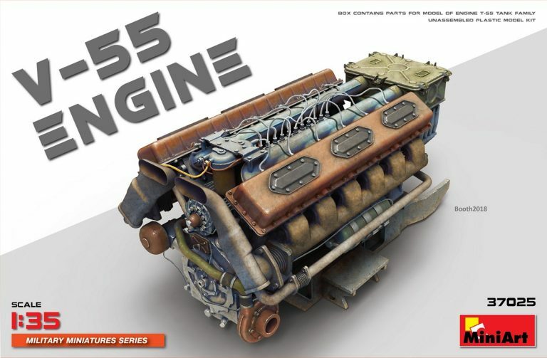 Miniart 1/35 V-55 ENGINE #37025 📌Listed in USA📌