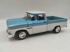Custom Built 1/25th ’60 Chevy Apache With A 390 Cadillac V8 Engine