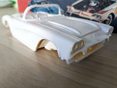SUPER RARE! *ORIGINAL VINTAGE SMP AMT 1960 CHEVY CORVETTE HARDTOP KIT *COMPLETE!