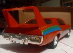 Built 74 Plymouth GTX 440 6 Pak Road Runner 1/25 Scale Model Mopar Muscle Car