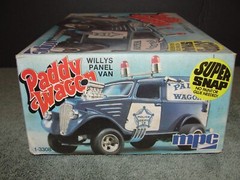 Vintage MPC 1979 BUILT Willys Panel Van Paddy Wagon 1/25 Scale Police.