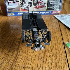 Revell Hot Rod Lincoln LSC Pro Street Kit #7456 1990 STARTED/INCOMPLETE