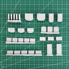 1/35 Diecast Resin German Ammo & Medical Containers Diorama Assembled Model