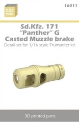 SBS 16011 1/16 Sd.Kfz. 171 ‘Panther’ G Muzzle brake – Casted Resin model kit