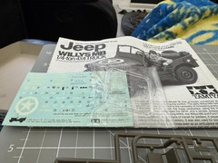 Tamiya 1/35 Scale Willy’s MB Jeep Truck 1/4 Ton 4×4 Model Kit #35219 Open Box!