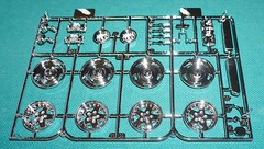 ’69 Camaro Revell 1/12 Chrome Wheels Mirrors Etc.