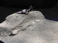1/35 Scale Military Diorama Base Terrain Display Model Soldiers Figures Diecast
