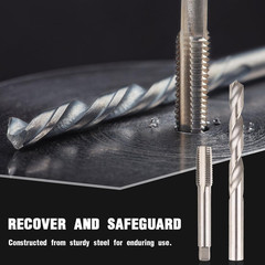 Premium 131-Piece Metric Helicoil Thread Repair Kit, Comprehensive HSS Drills, I