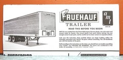 1/25 AMT FRUEHAUF TRAILER # A649-200 (INSTRUCTIONS ONLY)