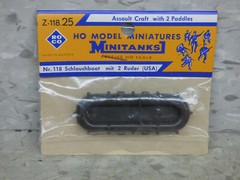 Roco Minitanks (NEW) 1/87 WWII US Rubber Assault Craft W/2 Paddles Lot #5212K