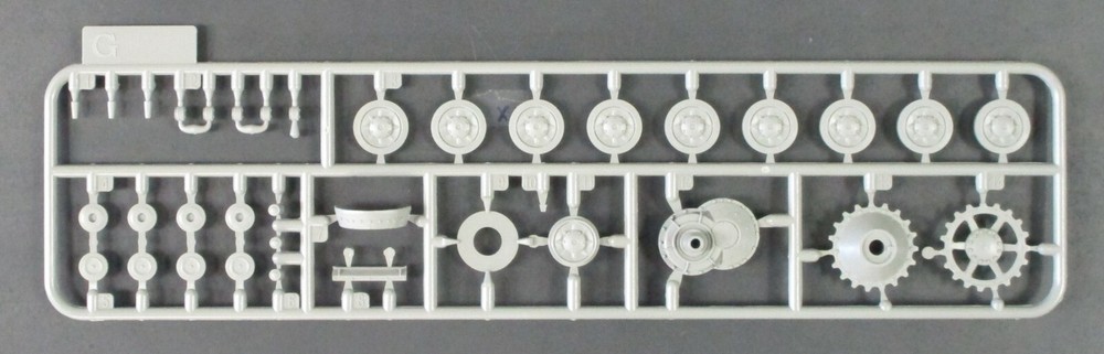 Border Models 1/35th Scale Pz Kpfw IV Ausf F1 – Parts Tree G from Kit No. BT-003