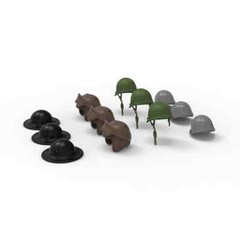 Yao’s Studio LY35231 1/35 Model Upgrade Parts US Helmet 12pcs