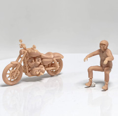 1/64 Motorcycle Model Scale 883 Garage Model Vehicle Accessories Colorless 1pc