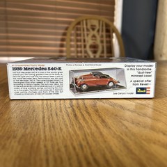 Vintage Revell 1939 Mercedes 540-K Model Kit 1/48 Scale