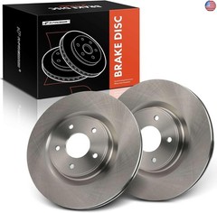 A-Premium 12.60 inch (320mm) Front Vented Disc Brake Rotors Compatible with