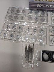 Set of 6 Chrome Spoke Rims for 1:24 Scale Model Cars – Upgrade Your Collection