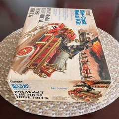 Gabriel Hubley Die-Cast Metal Kit 1914 Model T Chemical Hose Truck Firetruck