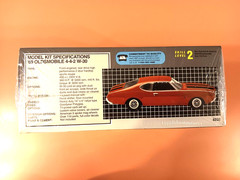 Vintage – AMT- Model Kit #8232- 1969 Oldsmobile 4-4-2, NIB Last One