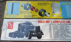 2 VTG AMT 1/25 Model Reefer Fruehauf Haulaway Semi-Trailer # T507 T523 NOS LOT