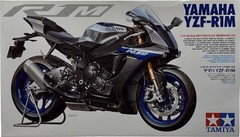 Tamiya 1/12 Scale Yamaha YZF-R1M Motorcycle Plastic Model Kit 14133