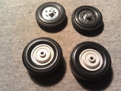 1/25 Scale AMT Pad Printed Drag Slicks with Mags and Tires.
