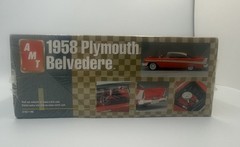 1958 Plymouth Belvedere 1:25 Scale Model Kit AMT