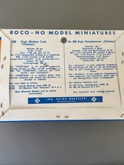 Roco Minitanks English Tank Chieftain Z-200 HO New
