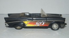 VINTAGE 1957 CHEVROLET CHEVY BELAIR CONVERTIBLE 50’s PLASTIC CAR 1/25 SCALE