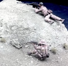 1/35 Scale Military Diorama Base Terrain Display Model Soldiers Figures Diecast