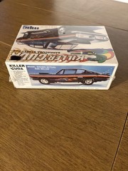 SEALED MPC Killer Cuda Blue Plymouth Barracuda Street Rod 1/25 #1-0782.