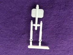1991 Chevy S-10 Lowrider REAR SHOCKS from Revell 1:25 Model Kit