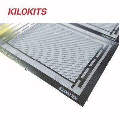 KILOKITS 4 Sheets 1/72 Chain Link Fencing Kit Etching Military WWII Wargaming