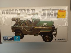MPC WWll Willys Jeep Model OBSI General Mills New Nice 1970s MPC