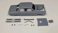 ABS-LIKE RESIN 3D PRINTED 1/25 1969 AMC HURST SC RAMBLER BODY AND RELATED PARTS