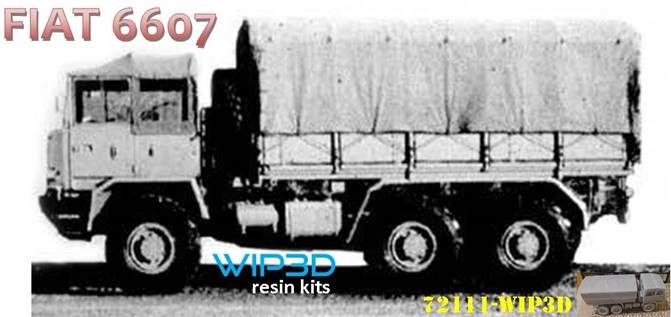 WIP3D 1/72 Fiat 6607 Truck