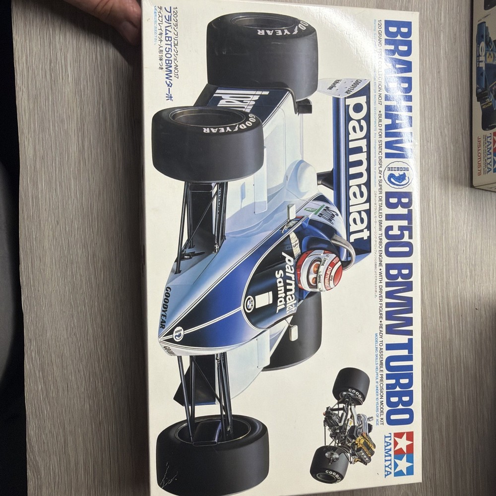 Unassembled Brabham BT-50 BMW Turbo 1/20 Tamiya Grand Prix Collection