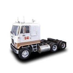 Round 2 Unknown AMT GMC Astro 95 Semi Tractor (Miller Beer) 1:25 Scale Model …