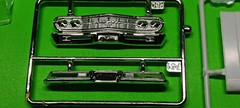 Body 65 1965 Chevy Chevelle AWB Funny Drag Car 1/25 AMT Hood Glass Bumper