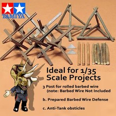 TAMIYA 35027 1/35 MILITARY MINIATURES: BARRICADE SET KIT