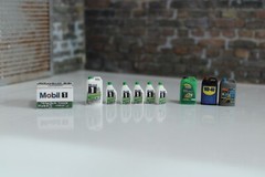 1/18 or 1/24 Mobil 1 Oil(9 items)  Shop Garage Diorama items  Austin’s Garage