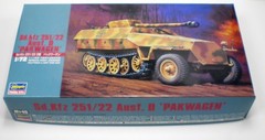 1/72 Scale German WWII Anti-Tank Half-Track, 251/22, Hasegawa