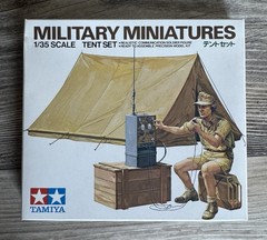 Tamiya 1/35 scale Military Miniatures Tent Set Model Kit #35074 NIB!