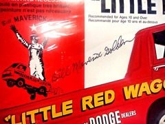LINDBERG “LITTLE RED WAGON” SIGNED BILL GOLDEN 1/25 MODEL NEW FACTORY SEALED!