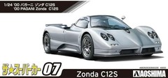 Aoshima 1/24 PAGANI ZONDA C12S 2000 Plastic Model Kit