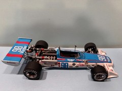 **NEW ** 1/25 72 VIVITAR EAGLE DRIVER MIKE MOSLEY SEMI KIT, INDY RESIN, CART