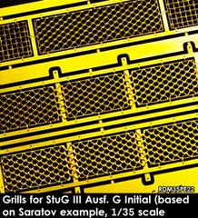 Rado Miniatures 1/35 Grills for StuG III G Initial Production