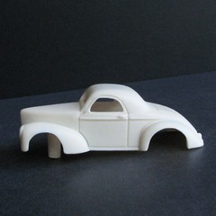 Jimmy Flintstone 1941 slot car Willys Gasser resin body H/O scale JFSL4