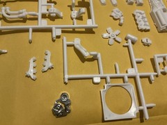 1 24 scale model parts Ford F250 Super Duty Engine Parts Lot Only
